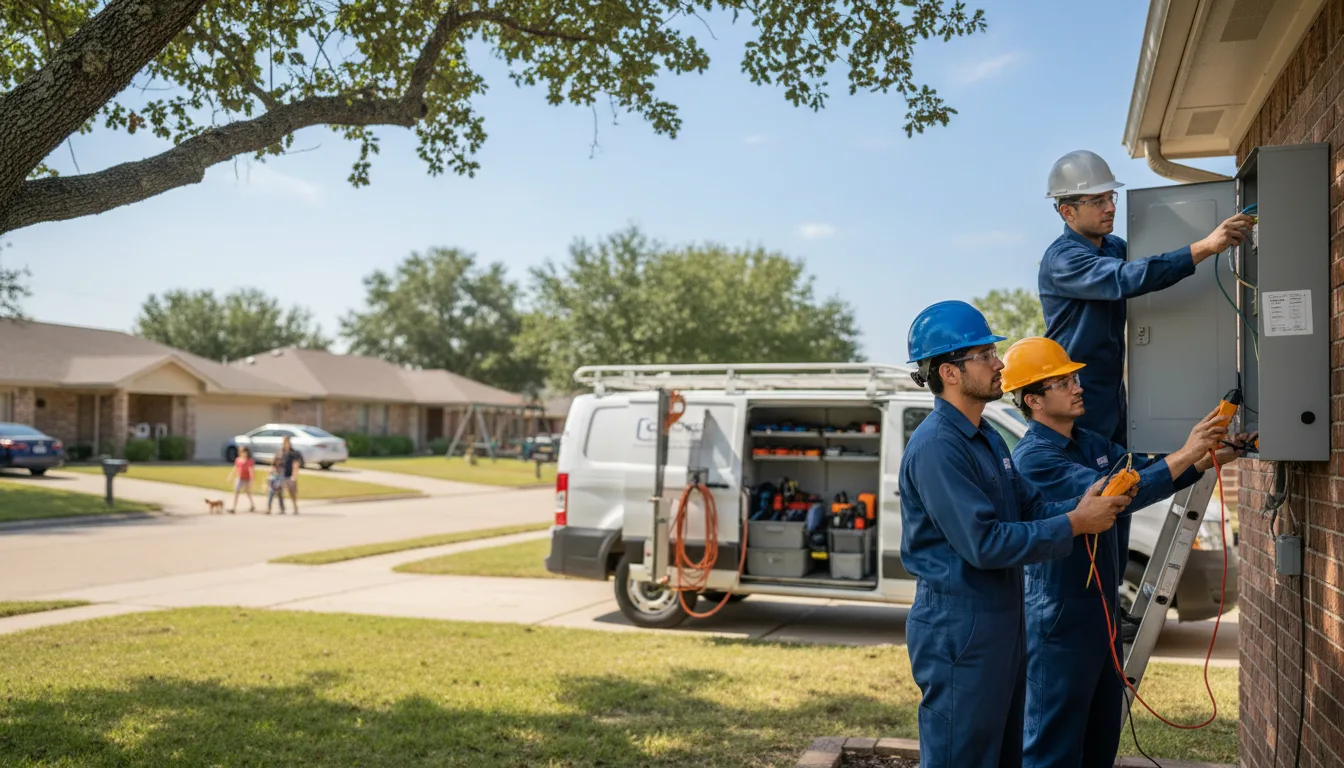 Certified electrician providing emergency electrical services in Interior, SD